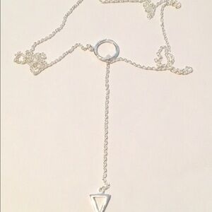 Lariat Sterling Silver 24” length